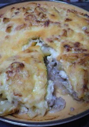 ひき肉とポテトのチーズ焼き-レシピのメイン写真