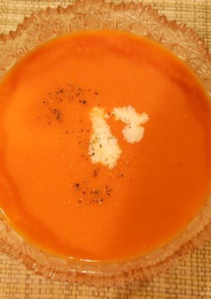 完熟トマトの冷たいスープ-レシピのメイン写真