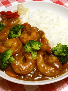 エビがたっぷり♡カレーの海で♡-レシピのメイン写真