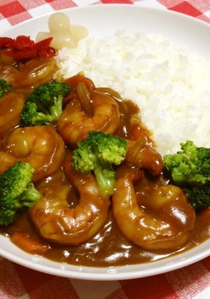 エビがたっぷり♡カレーの海で♡-レシピのメイン写真