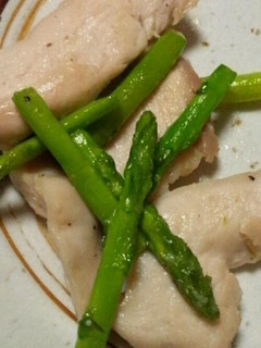 塩麹漬け鶏肉とアスパラの炒めもの-レシピのメイン写真