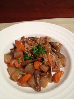 豚肉と根菜の炒め煮-レシピのメイン写真