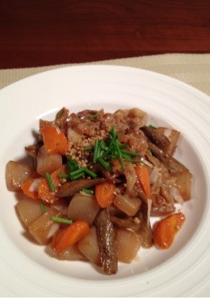 豚肉と根菜の炒め煮-レシピのメイン写真