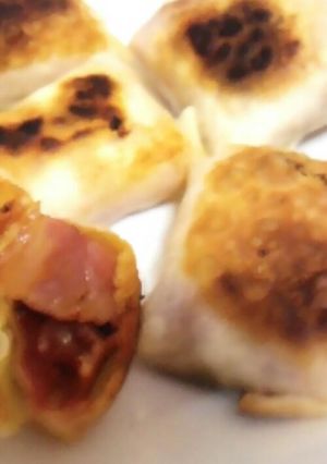 餃子の皮で包むベーコンチーズ巻き-レシピのメイン写真
