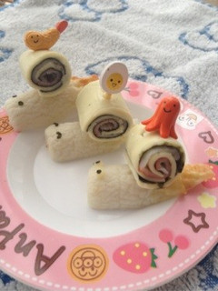 お弁当に☆ちくわのカタツムリさん♫-レシピのメイン写真