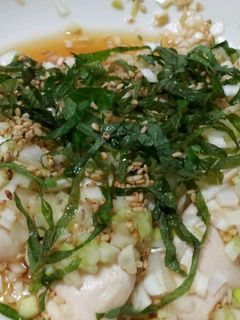簡単!ササミ&シソ&葱のポン酢がけ☆-レシピのメイン写真