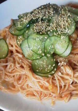 うま辛！そうめんのお手軽ビビン麺-レシピのメイン写真