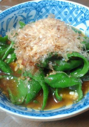 あら、簡単♪美味し♪ピーマンの醤油麹和え-レシピのメイン写真