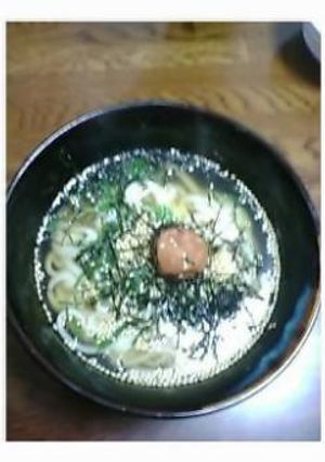梅干うどん-レシピのメイン写真