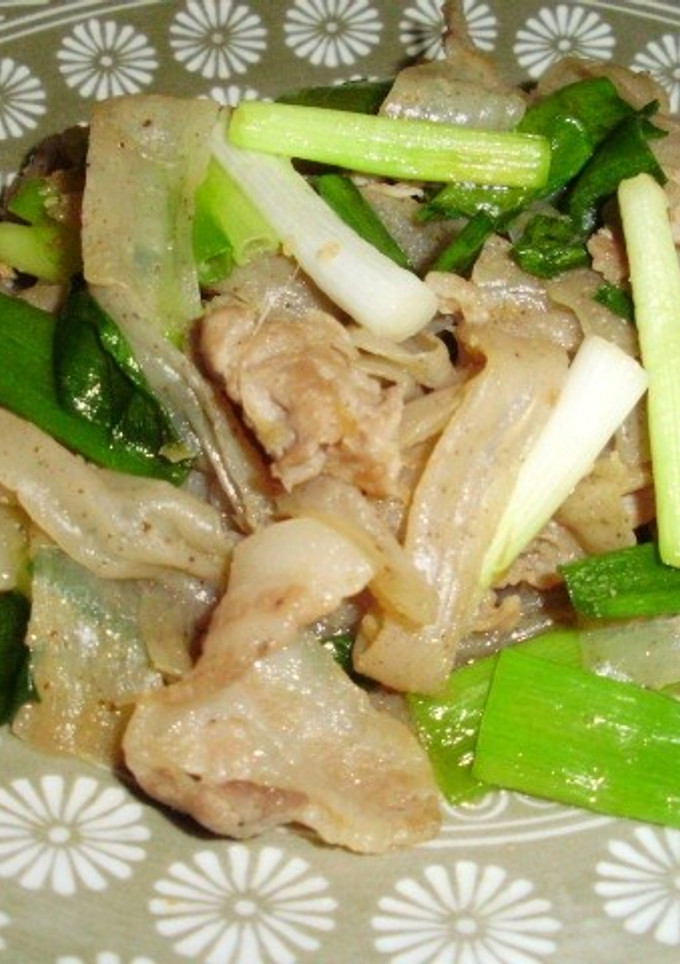 なみなみ蒟蒻で生姜焼き-レシピのメイン写真