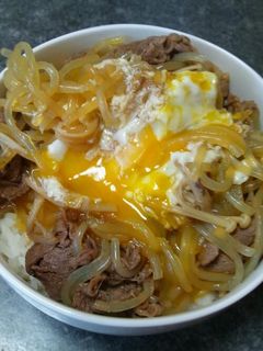 簡単☆スピーディー!すき焼き風牛丼-レシピのメイン写真
