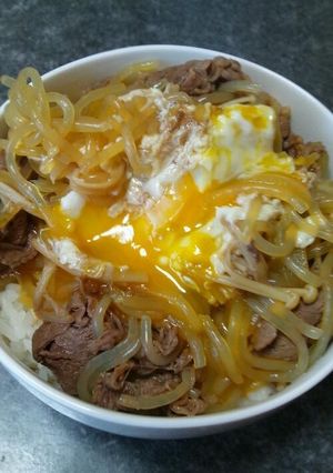 簡単☆スピーディー！すき焼き風牛丼-レシピのメイン写真