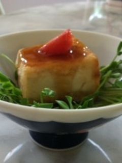 ヘルシー揚げだし豆腐-レシピのメイン写真