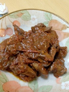 おやじ犬の節約☆鳥モツのトマト煮-レシピのメイン写真