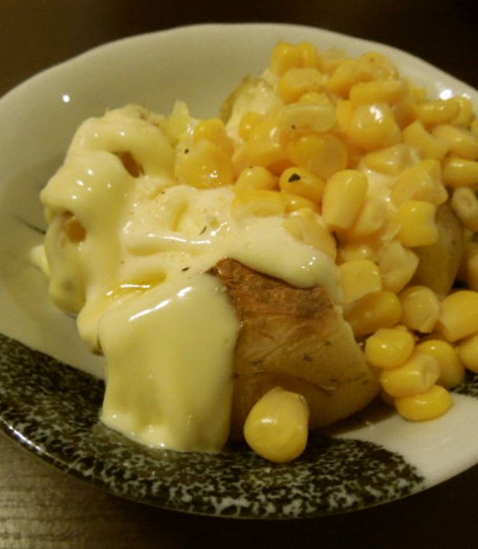 屋台の冷えたじゃがバタ 屋台の