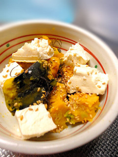 かぼちゃと塩麹豆腐のごまサラダ-レシピのメイン写真