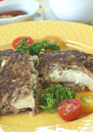 豆腐サンドの野菜ハンバーグ-レシピのメイン写真