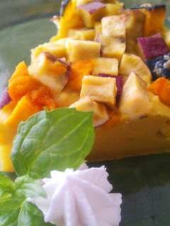 かぼちゃとお芋のもっちりヘルシーケーキ♪-レシピのメイン写真