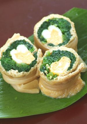 ほうれん草卵の信田巻き-レシピのメイン写真