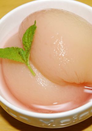 ☆桃のコンポート☆-レシピのメイン写真