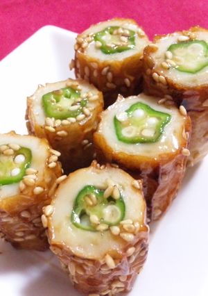 おくらinちくわ〜ごまポン味〜-レシピのメイン写真
