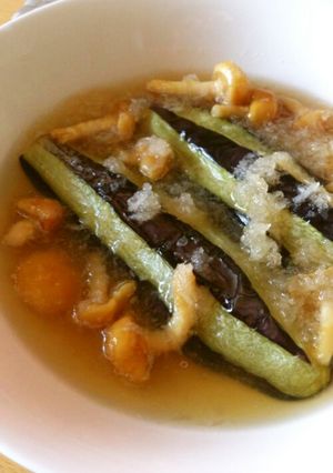 揚げなすのなめこおろし煮-レシピのメイン写真