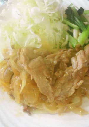 野菜たっぷり豚肉の生姜焼き(しょうゆ麹）-レシピのメイン写真