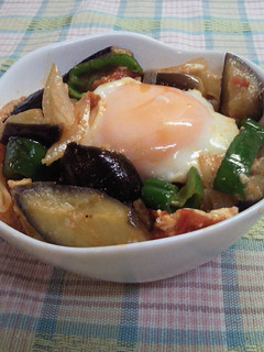 フライパン一つでできる、夏野菜丼♪-レシピのメイン写真