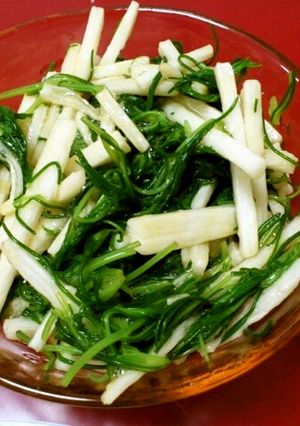 おかひじきと長芋の酢醤油かけ-レシピのメイン写真