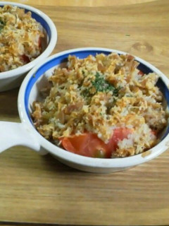 簡単トマトとシーチキン焼き-レシピのメイン写真