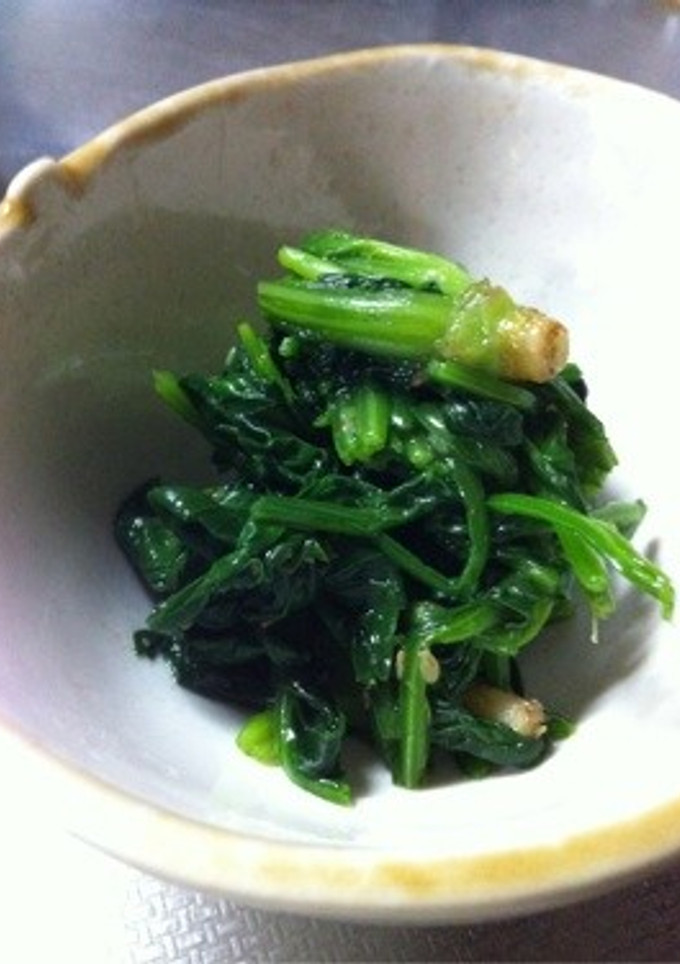 麺つゆとゴマだれでほうれん草のごま和え-レシピのメイン写真