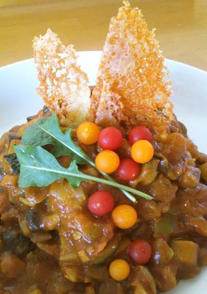 夏野菜カレー～トマトベース☆チーズのせ～-レシピのメイン写真