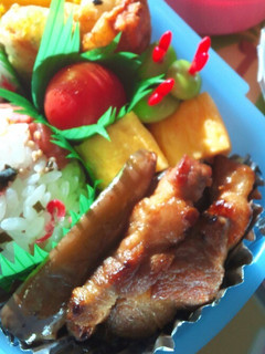 お弁当(#^.^#)豚ロースと茄子炒め-レシピのメイン写真