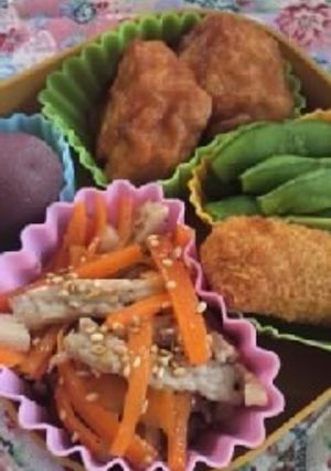 お弁当に♥にんじんと豚肉のササッとソテー-レシピのメイン写真