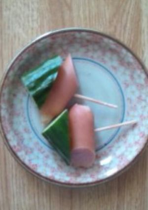 ウィンナーときゅうりの仲良しコンビ！？-レシピのメイン写真