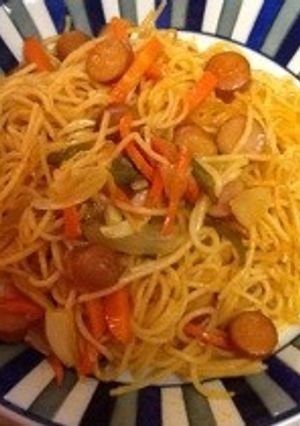 ガッツリナポリタン-レシピのメイン写真