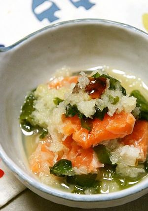サーモンの山葵おろし和え-レシピのメイン写真