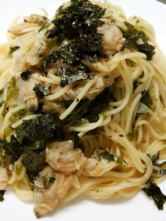 アオサ海苔大好き!和風パスタ!-レシピのメイン写真