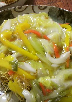 残り野菜のヘルシーフライめん-レシピのメイン写真