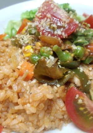 簡単すぐでき♪ガパオ風☆鳥むねごはん♪-レシピのメイン写真