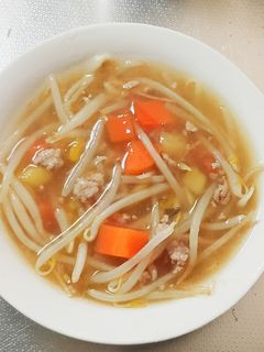 根菜もやしたっぷりあったかスープ-レシピのメイン写真