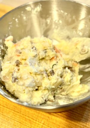 大人のいぶりがっこ入りポテサラ-レシピのメイン写真