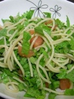 捨てないで!セロリの葉の冷製パスタサラダ-レシピのメイン写真