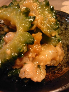 かなるンちの塩麹豚肉ゴーヤのゴマ味噌炒め-レシピのメイン写真