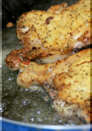 わさびと胡椒とレモン汁でチキンステーキ-レシピのメイン写真