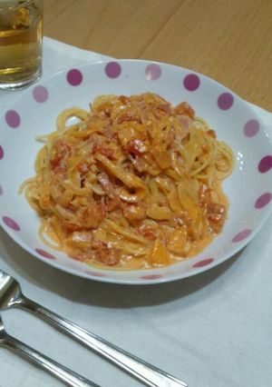 トマトクリームパスタ♪-レシピのメイン写真