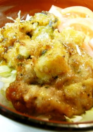 コロコロ茄子と青じそのかき揚げ丼-レシピのメイン写真