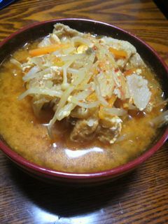 キムチ味噌汁-レシピのメイン写真