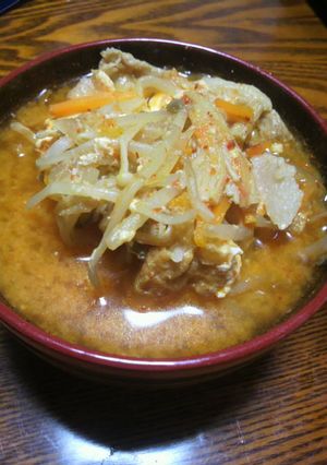 キムチ味噌汁-レシピのメイン写真