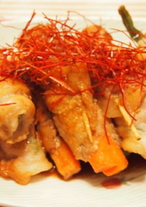 豚もも肉の野菜巻き-レシピのメイン写真